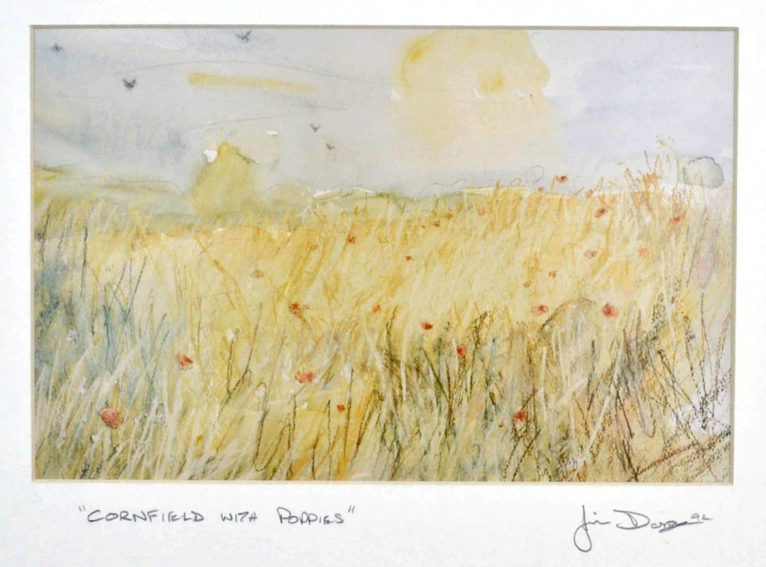 Cornfields With Poppies